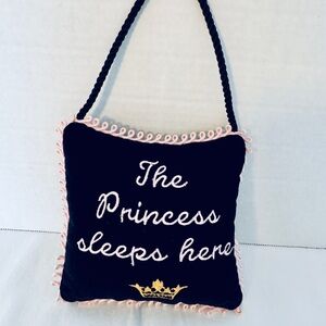 Black and Pink Decorative Pillow